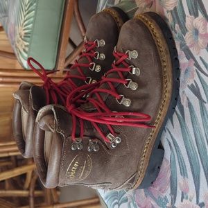 Vintage Fabiano Italian Leather Hiking Boots
